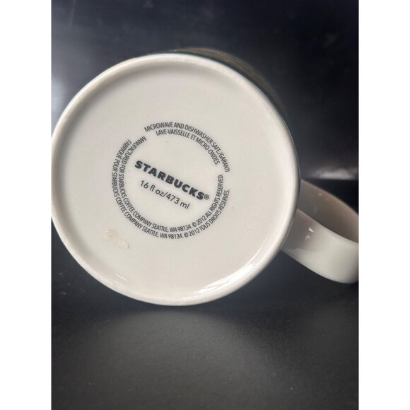 Starbucks Atlanta 16 Oz Ceramic Coffee Mug Skyline & Landmarks Design global ico - Picture 2 of 5